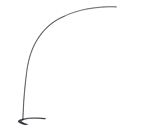 Lampadaire Arc Noir Design