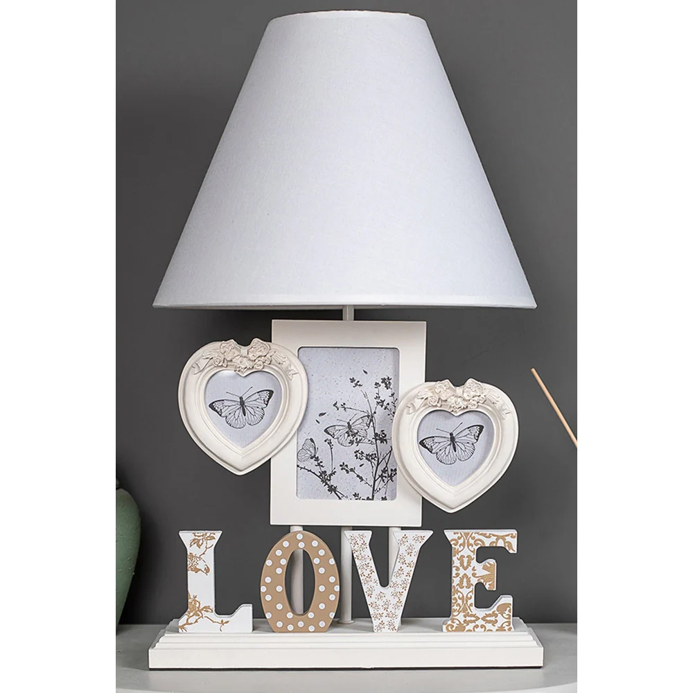 Lampe De Chevet Romantique Blanche – Image 3