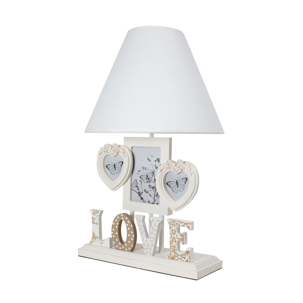 Lampe De Chevet Romantique Blanche – Image 2
