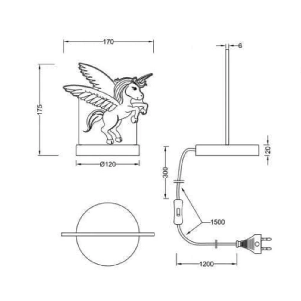 Lampe Licorne – Image 7