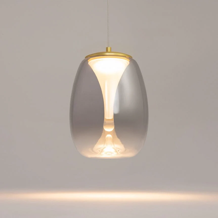 Suspension Sur Fil Verre Teinté Noir – Image 6