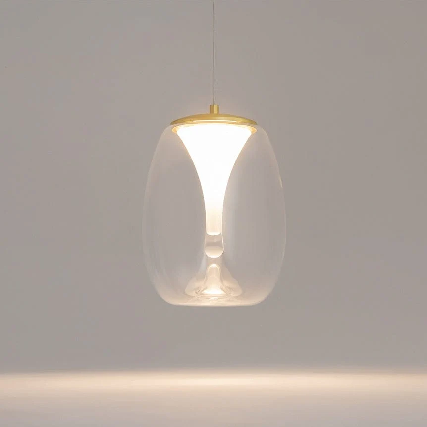 Suspension Sur Fil Verre Teinté Noir – Image 7